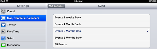 screenshot calendar sync