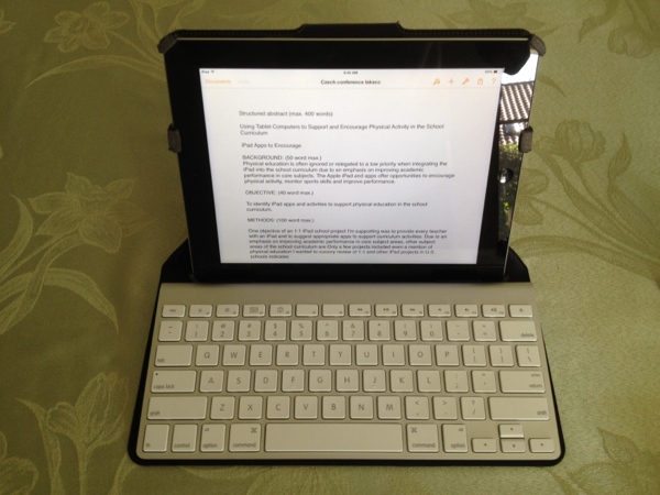 iPad keyboard stand