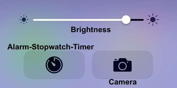 brightness - timer - camera